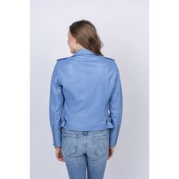 NEW IRO newhan jacket in azure blue - Picture 4 of 4